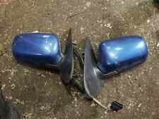 Volkswagen Polo 1995-1999 6N Passenger Drivers Wing Mirror Pair Blue